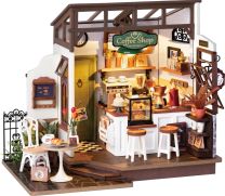 Robotime No.17 Cafe DIY Houten Modelbouw