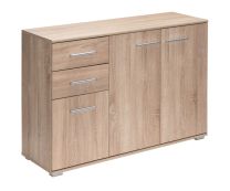 Dressoir Alba MDF-Eiken 107x75x35cm 