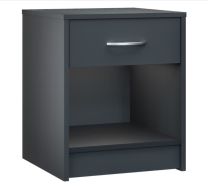 Nachtkastje Hamburg Antraciet 50x40x35cm 