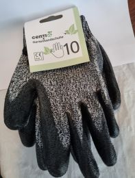 Centi Tuinhandschoenen Profi klasse CAT-2 met maximale bescherming voor Heren zwart