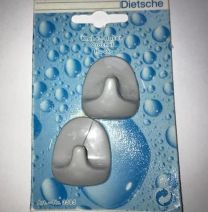 Universele handdoekhaken zelfklevend (setje van 2) grijs