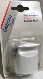 Universele handdoekhaak zelfklevend wit