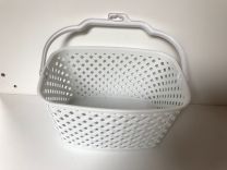 Wasknijpermandje kunststof wit