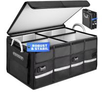 Kofferbak Organizer Zwart Geïsoleerd warm of koud voedsel