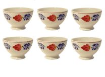 Boerenbont Kommen 10 cm - set van 6 stuks , gebruikt