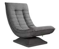 Relax Lounger Aberdeen Stof Grijs