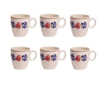 Boerenbont Senseo Mok Pompei - set 6 stuks