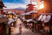 JigSaw Mount Fuji Legpuzzel 2000 Stukjes Puzzel 97 x 67 cm Puzzle Vanaf 14+