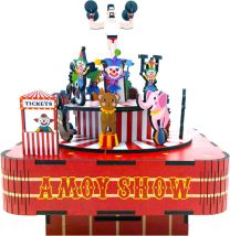 Tone-Cheer muziekdoosje Circus Troupe DIY Modelbouw Knutselen