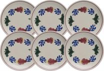 Boerenbont Petit Four Bordjes 11 cm set van 6 stuks