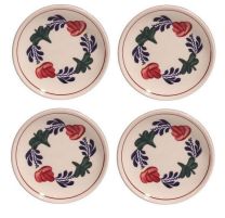 Boerenbont Petit Four Bordjes 11 cm set van 4 stuks