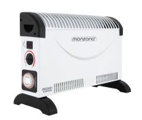 Elektrische Kachel Wit met timer 49,5x10x33cm 2000 Watt 