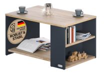 Salontafel Santa Cruz Hout Grijs 90x60x50cm