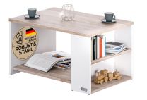 Salontafel Santa Cruz Wit Eik 90x60x50cm