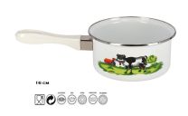 Steelpan - Ø16 cm - geglazuurd - alle warmtebronnen - model Koe