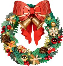 Robotime Christmas Wreath Krans Kerst Kerstmis Modelbouw