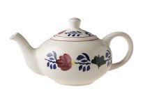 Boerenbont Theepot Zeeland met kleine schade