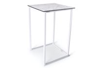 Statafel Times vierkant - Metaal - Stapelbaar - afm. 70x70 cm 