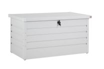 Tuinbox Kussenbox Lichtgrijs 385L metaal afsluitbaar