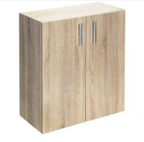 Dressoir 2 deurs Vela Eikenhout 77x30x60cm 