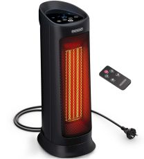Keramische Ventilatorkachel MZKH2200 Zwart 2000W
