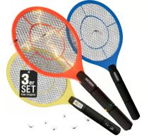 Elektrische Vliegenmepper Set van 3 kleuren