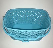 Wasknijpermandje kunststof blauw