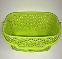 Wasknijpermandje kunststof groen