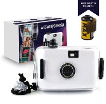 Partij van 15 stuks Analoge waterdichte camera met flits Wit Kinder Camera