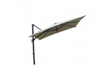 INOWA Zweefparasol 3x3 mtr Aluminum-lichtgroen
