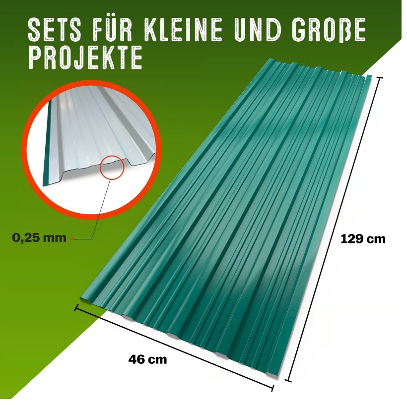 Trapezium\u0020Dakplaten\u002028\u0020Stuks\u0020Groen\u0020110x46cm Trapezium\u0020Dakplaten\u002028\u0020Stuks\u0020Groen\u0020110x46cm
