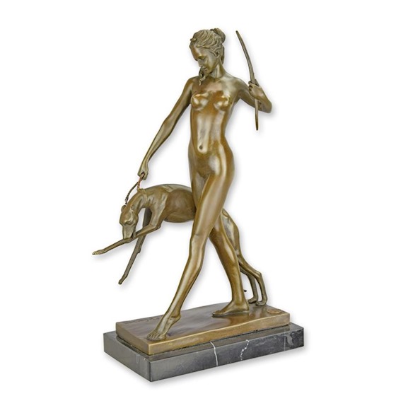 BRONZEN\u0020BEELD\u0020VAN\u0020DIANA\u0020MET\u0020JACHTHOND