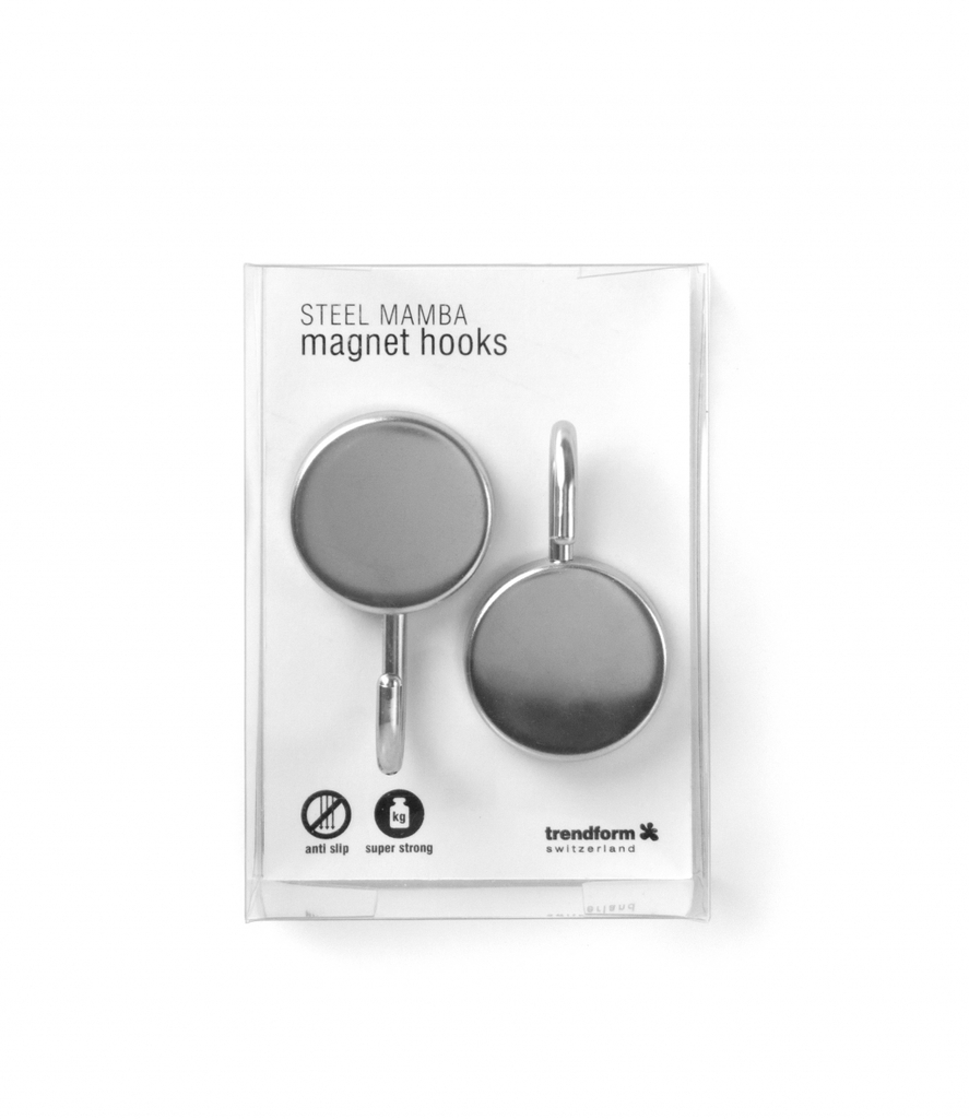 Trendform\u0020Magnetische\u0020haak\u0020\u002D\u0020Steel\u0020mamba\u0020\u002D\u0020set\u0020van\u00202\u0020roestvrij\u0020staal