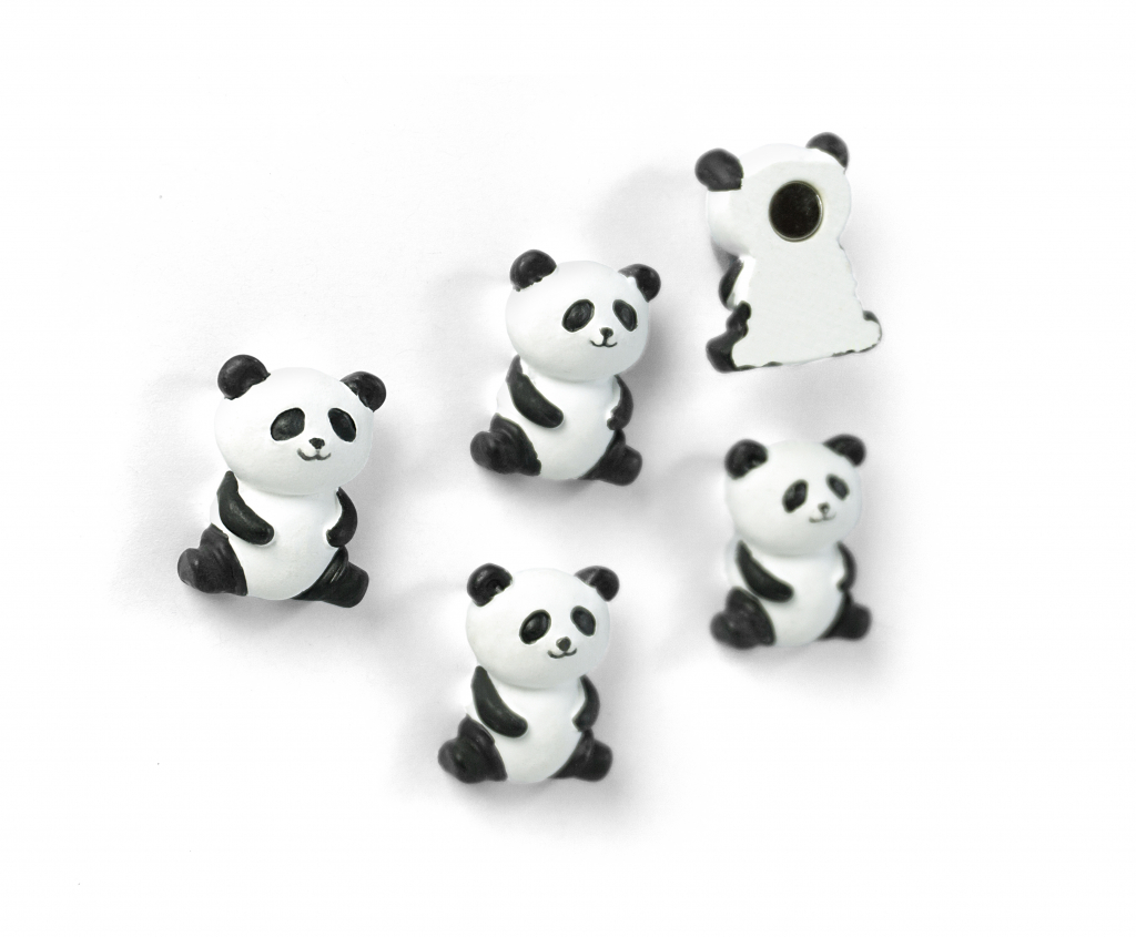 Trendform\u0020Magnetische\u0020Panda\u0020\u002D\u0020set\u0020van\u00205\u0020zwart\u002Fwit