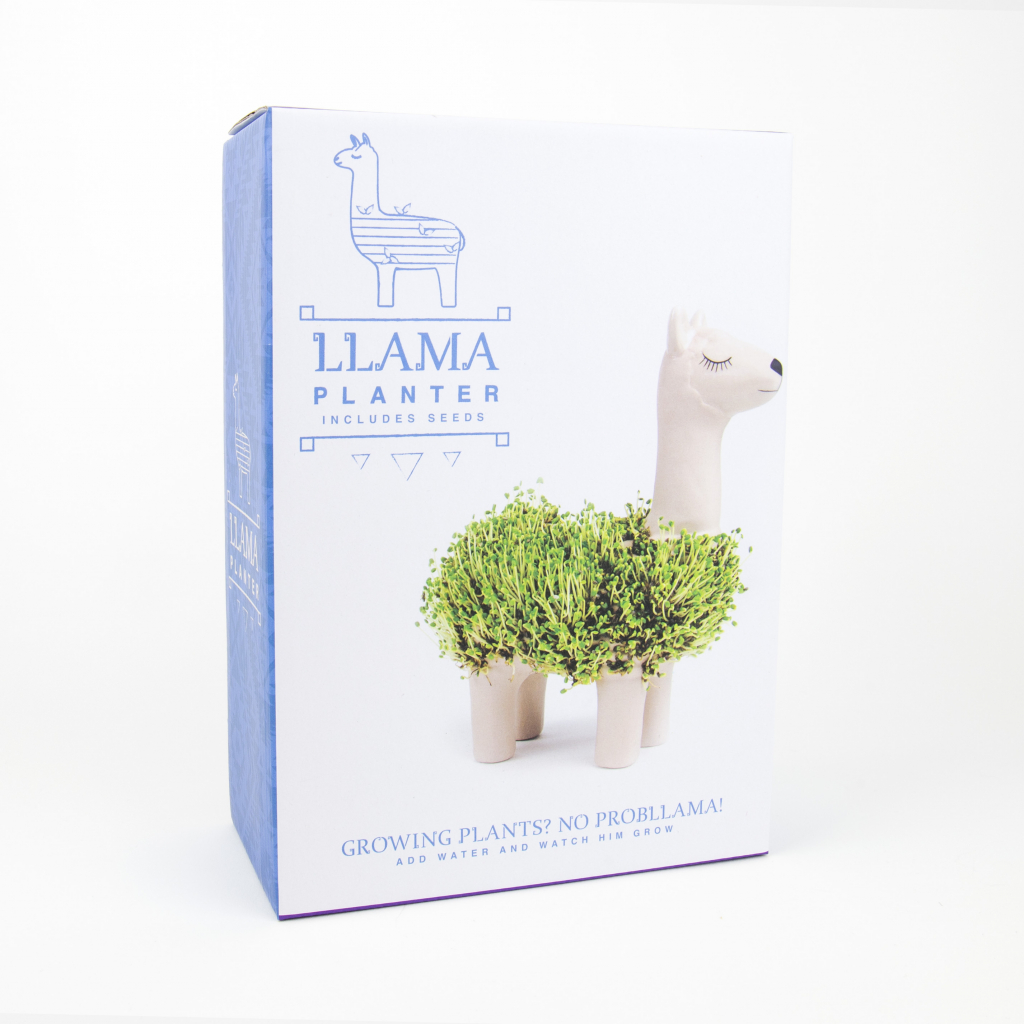 Gift\u0020Republic\u0020Llama\u0020Planter\u0020met\u0020zaden\u0020\u0028aardewerk\u0029