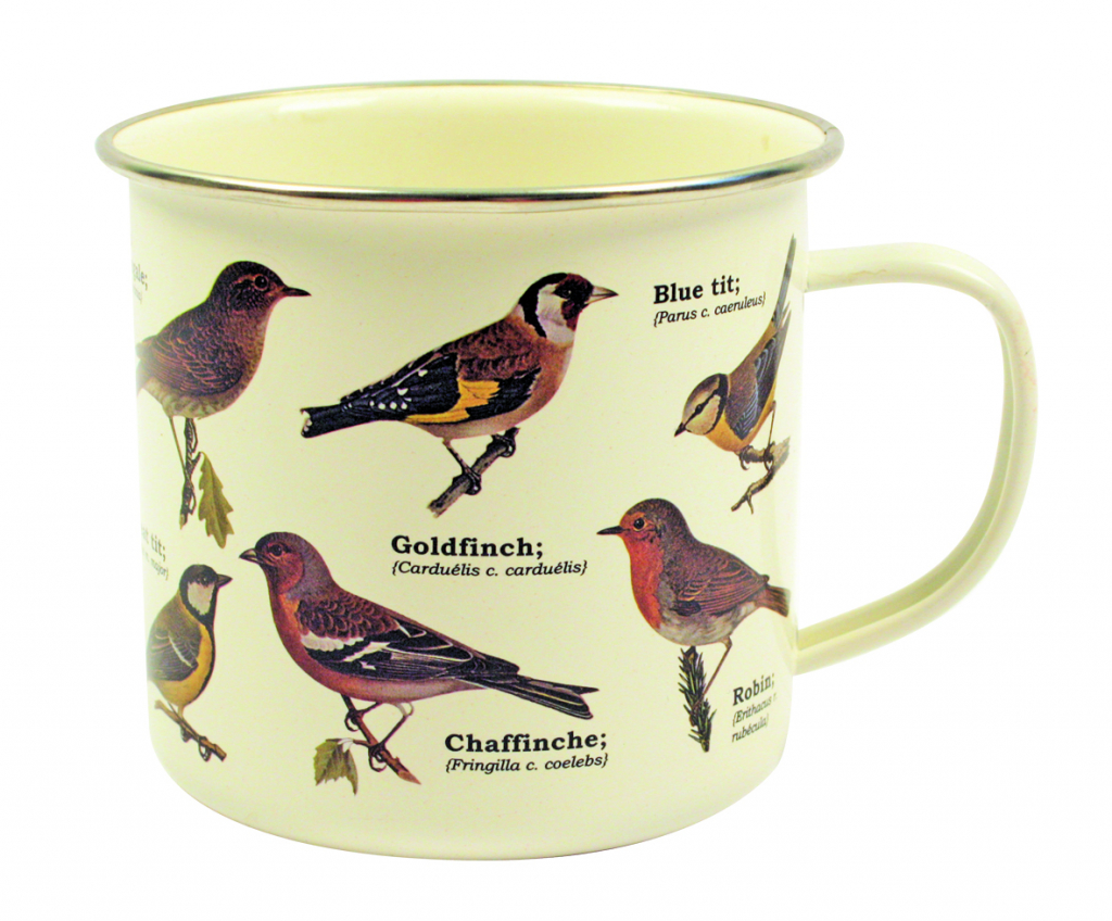 Gift\u0020Republic\u0020Garden\u0020Birds\u0020\u002D\u0020Emaille\u0020Mok