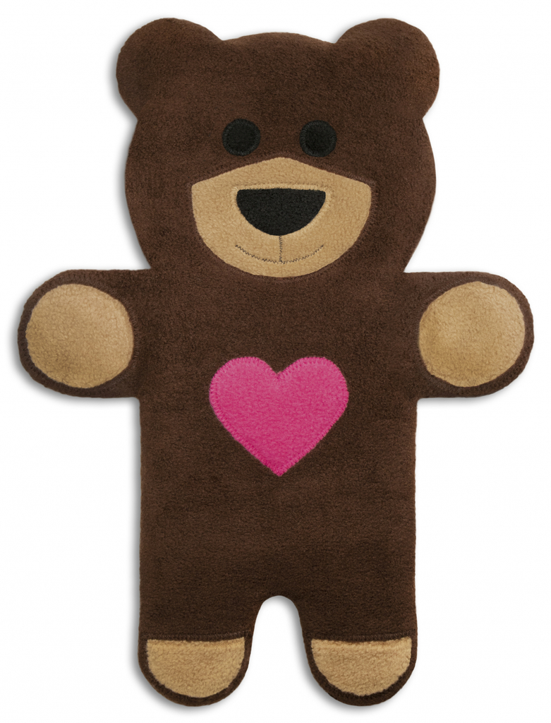 Leschi\u0020Verwarmingskussen\u0020Teddy\u0020hart\u0020\u002D\u0020chocolade