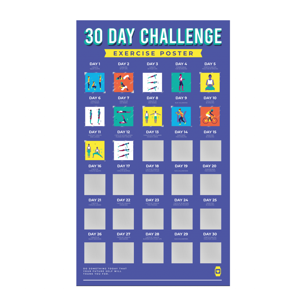 Gift\u0020Republic\u002030\u0020Dagen\u0020Uitdaging\u0020Poster\u0020Fitness