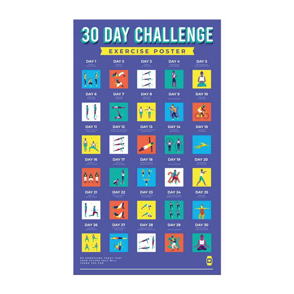 Gift\u0020Republic\u002030\u0020Dagen\u0020Uitdaging\u0020Poster\u0020Fitness