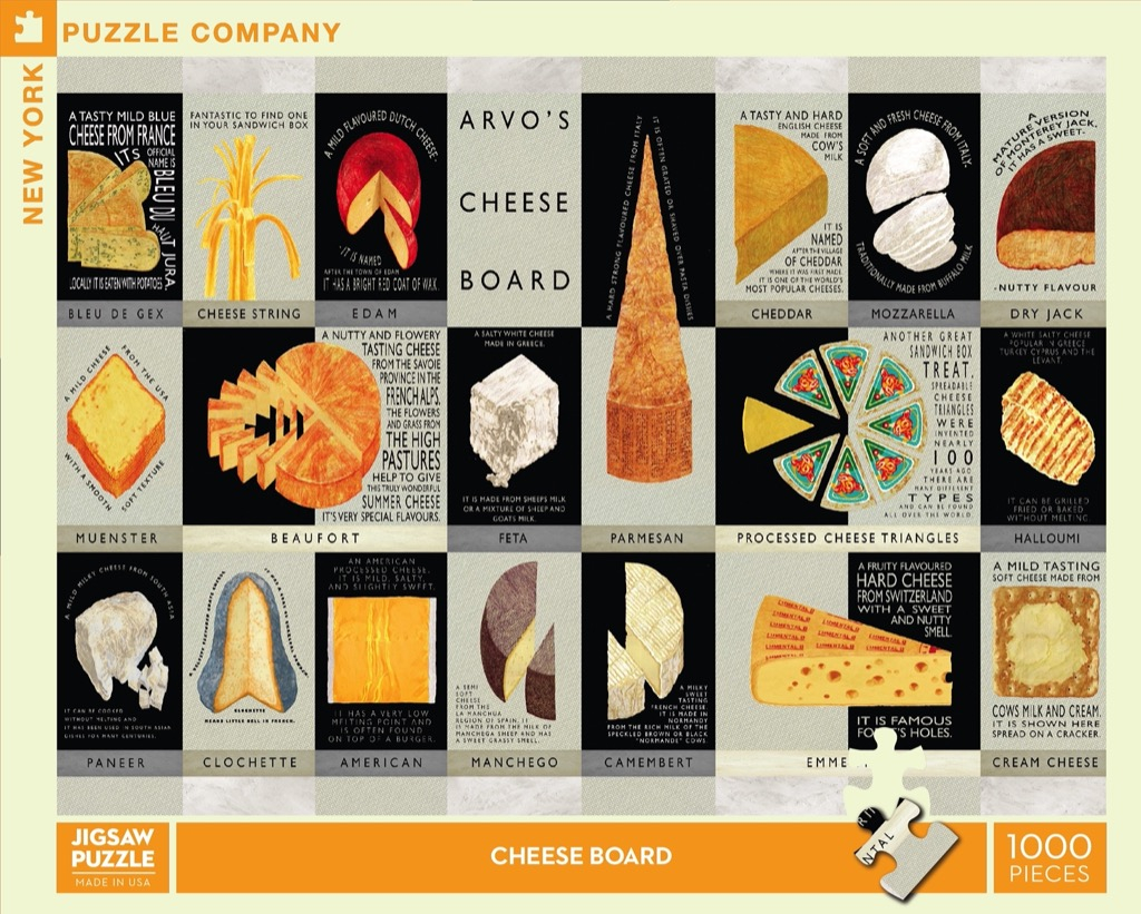 New\u0020York\u0020Puzzle\u0020Company\u0020Kaasplank\u0020\u002D\u00201000\u0020stukjes