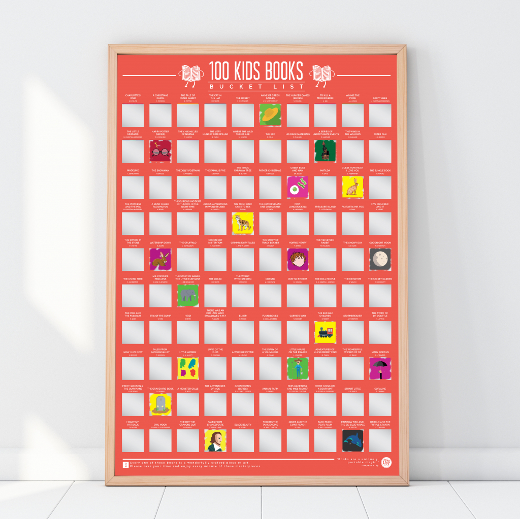 Gift\u0020Republic\u0020Kraskaart\u0020Poster\u0020\u002D\u0020100\u0020Kinderboeken