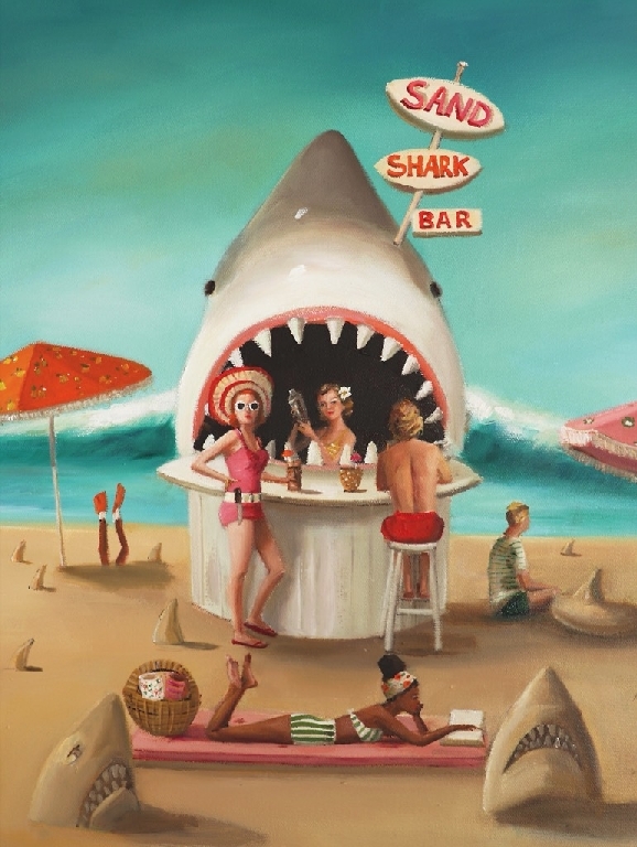 New\u0020York\u0020Puzzle\u0020Company\u0020Sand\u0020Shark\u0020Bar\u0020\u002D\u0020500\u0020stukjes
