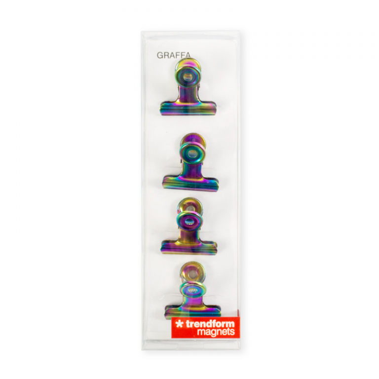 Trendform\u0020Magnet\u0020Clip\u0020Graffa\u0020Rainbow\u0020\u002D\u0020set\u0020van\u00204\u0020stuks