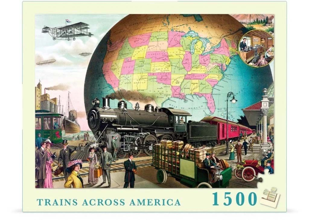 New\u0020York\u0020Puzzle\u0020Company\u0020Treinen\u0020door\u0020Amerika\u0020\u002D\u00201500\u0020stukjes