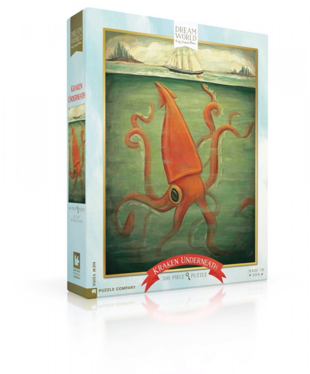New\u0020York\u0020Puzzle\u0020Company\u0020Kraken\u0020Onderwater\u0020\u002D\u0020500\u0020stukjes