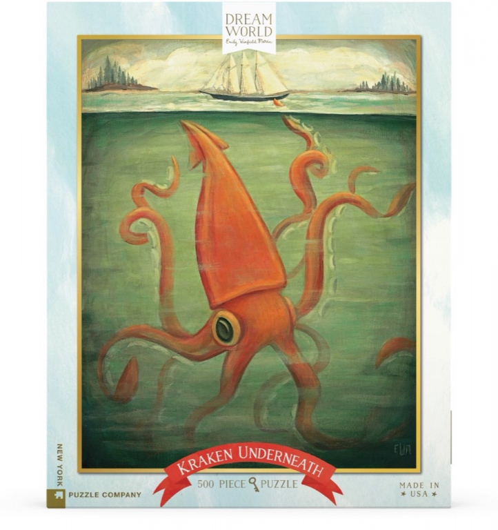 New\u0020York\u0020Puzzle\u0020Company\u0020Kraken\u0020Onderwater\u0020\u002D\u0020500\u0020stukjes