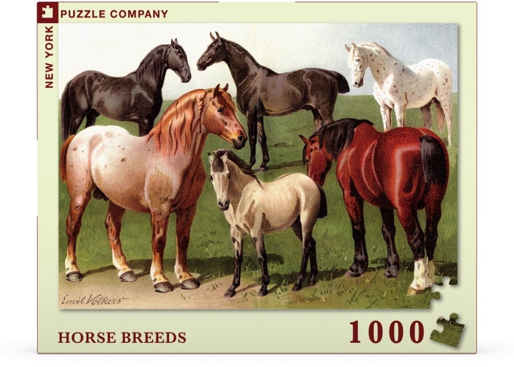 New\u0020York\u0020Puzzle\u0020Company\u0020Paardenrassen\u0020\u002D\u00201000\u0020stukjes