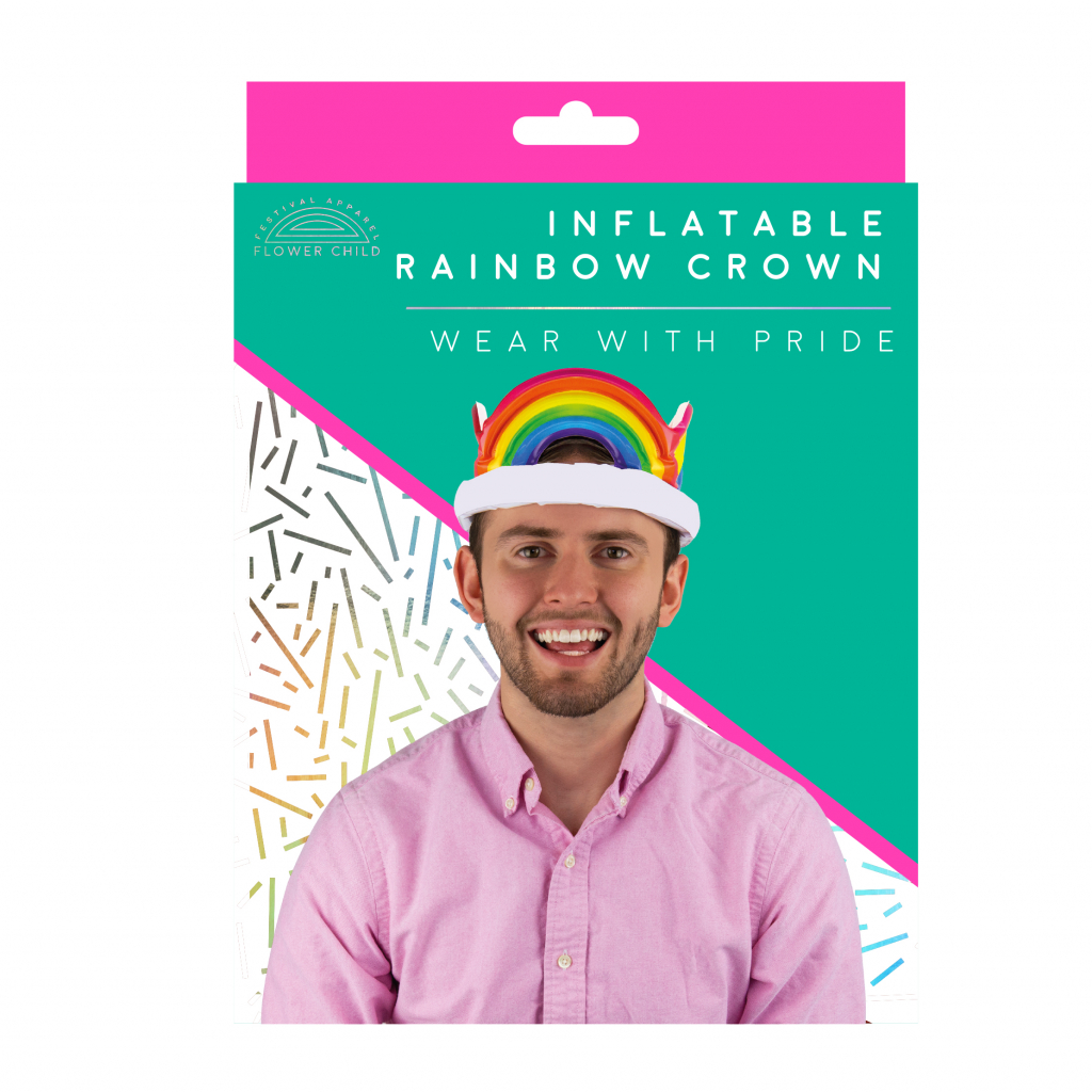 Gift\u0020Republic\u0020Opblaasbare\u0020Regenboog\u0020Kroon
