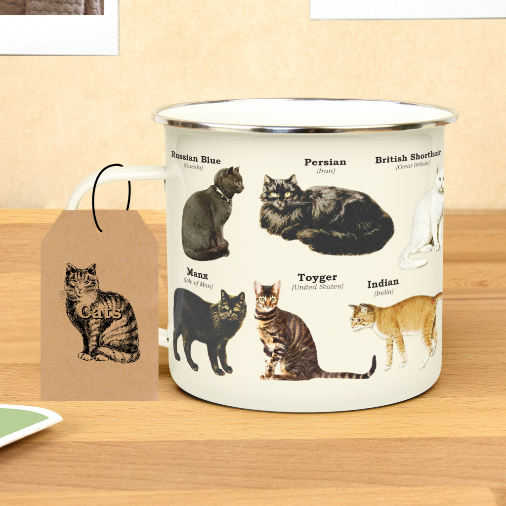 Gift\u0020Republic\u0020Katten\u0020\u002D\u0020Emaille\u0020Mok