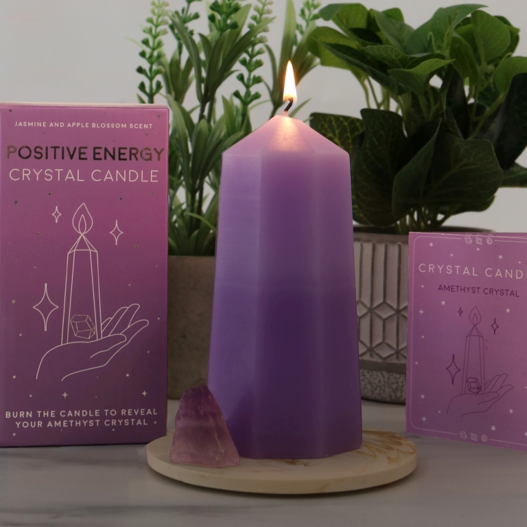 Gift\u0020Republic\u0020Crystal\u0020Candle\u0020\u002D\u0020Positiviteit